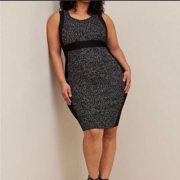 Torrid Plus Size Black Sleeveless Dress Size 22 - Picture 2 of 6